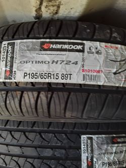 (4) P195/65R15 Hankook tires (New)