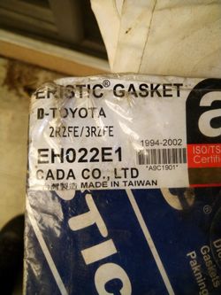 HEAD GASKET SET BY ERISTIC EHO22E1 FOR TOYOTA TACOMA 4 CYLINDER ENGINES 2RZFE/3REFE FROM 1994-2002 