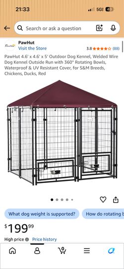 Outdoor kennel BRAND NEW in box