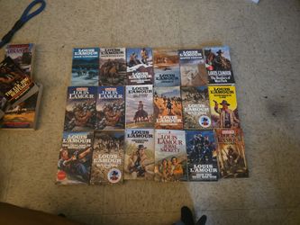 Lot of 16 Louis L'Amour Western Novels- Vintage Paperback Books