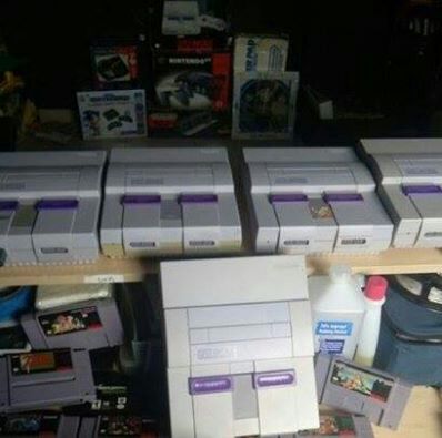 Super nintendos in stock 30 days warranty with a free game