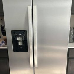 Brand New Stainless Steel Side By Side Whirlpool Refrigerator