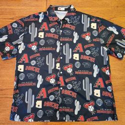 Arizona Diamondbacks Hawaiian Style Shirt,  Size XL, Tyson