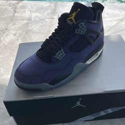 JORDAN AJ4 RETRO - IMPERIAL  PURPLE  aka Lakeshow