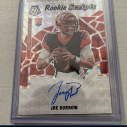 Joe Burrow Mosaic Rookie Auto