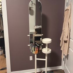 Mirror With Racks And Little Shelves 