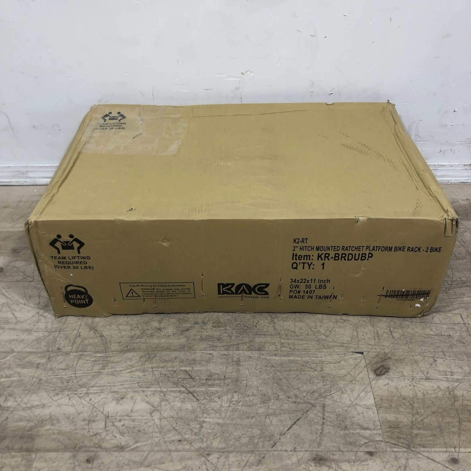 KAC 2" Hitch Mount 2-Bike Rack