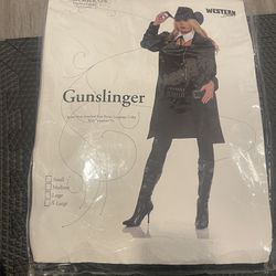 Western Gunslinger Costume Woman’s XL Halloween 