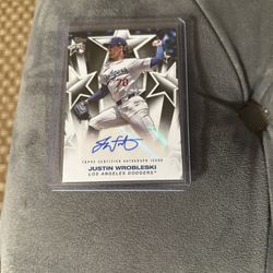 Justin Wrobleski Rc Autograph
