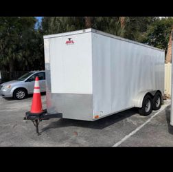 2017 Anvil 7x14 Enclosed Trailer – Dual Axle 7000 lb – Moving Setup