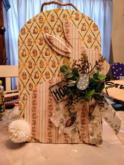 Cute Bunny Sign,  13" Tall