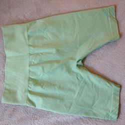 Green Spandex Work Out Shorts 