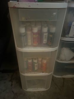 Paint and glitters