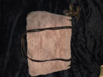 Pink Furry Purse