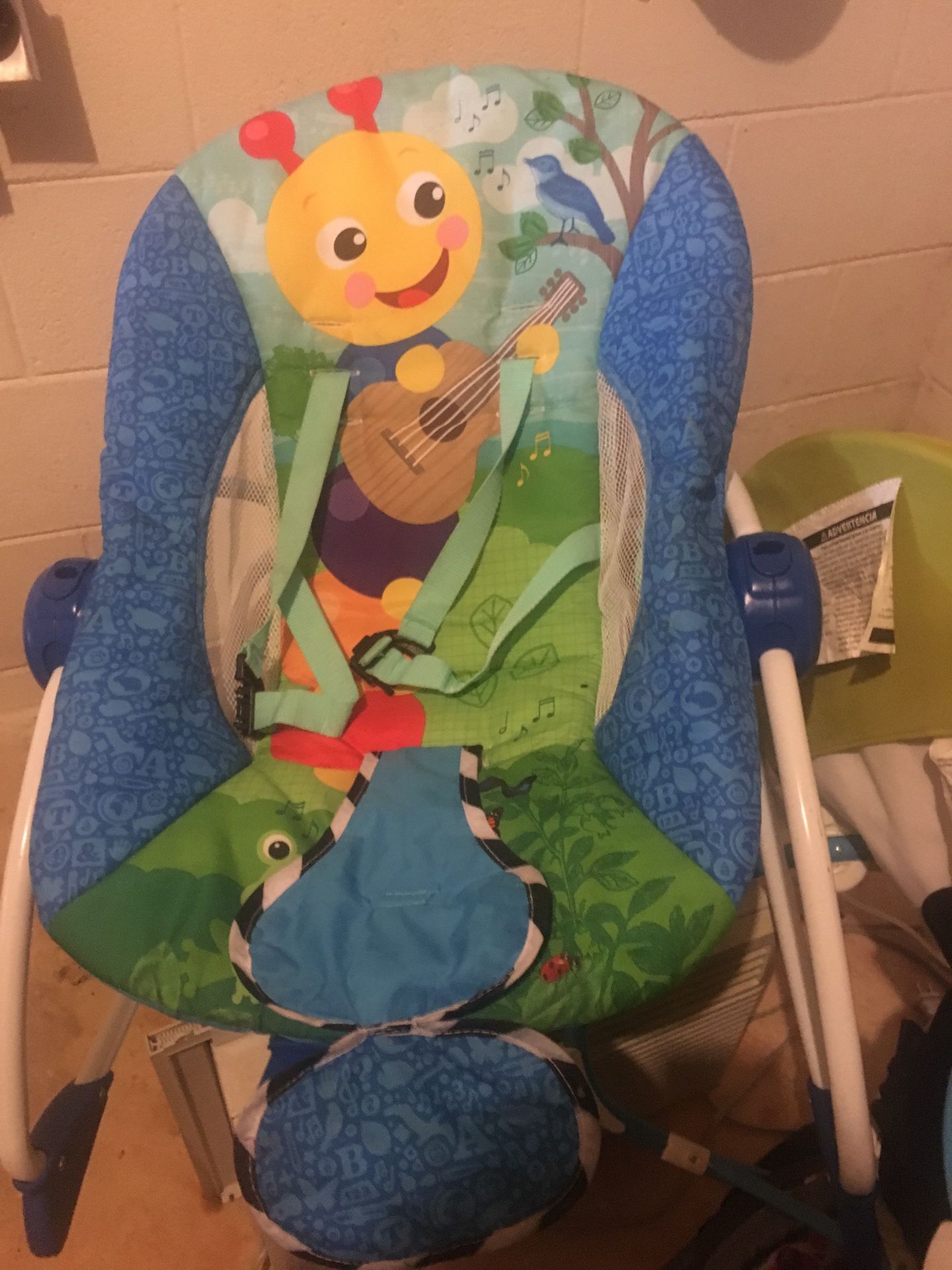 Adorable Little Einstein Baby vibrating and music rocker