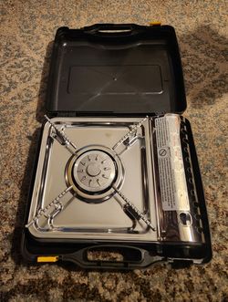 Sterno Portable Butane Stove, 7,000 BTU w/ Travel Case, Camping & Emergency Use