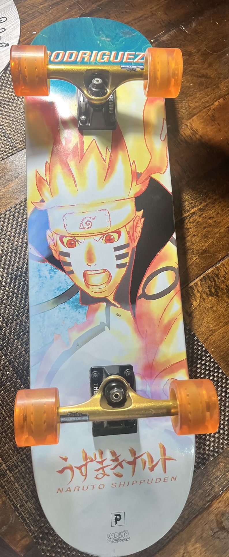 Complete Primitive Naruto Skate Board , 8”