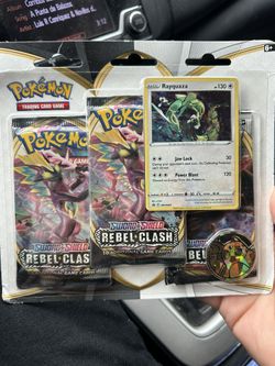 Pokémon Sword&Shield Rebel Clash 3 Pack Set