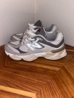 Gray New Balance 9060; size 6.5