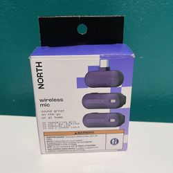 NORTH Wireless Microphone with Charger (USB-C)
