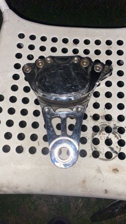 Harley Davidson springer front brake chrome