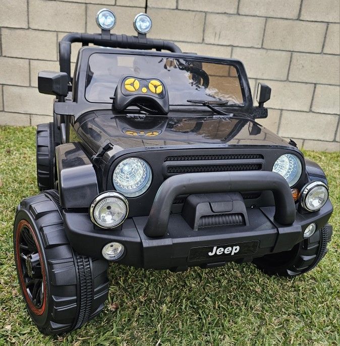 BRAND NEW! Jeep 12volt 2seater Ride On Electric Kids Car With Remote Control Power Wheels Powerwheels 12v
