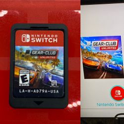 Gear Club Unlimited (Nintendo Switch, 2017) Racing Cars - CARTRIDGE ONLY 