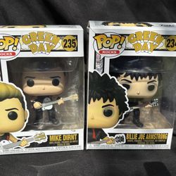 Pop Rocks! Funko Green Day #234 & #235 Billie Joe Armstrong 