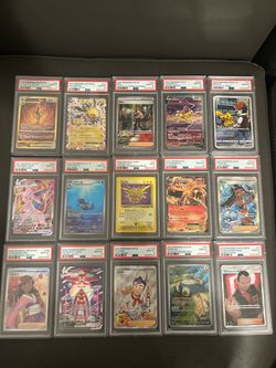 PSA 10 Lot (1 vintage psa 9) Pokemon Cards market value $2481 taking fair offers