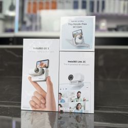 Insta360 Go 3, Insta360 Go Ultra & Insta360 Link 2C ((Take It Home In Payments/ llévatelo a casa en pagos) 