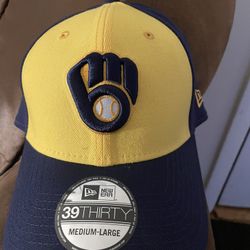 Milwaukee Brewers New Era MLB Flexfit Hat ML