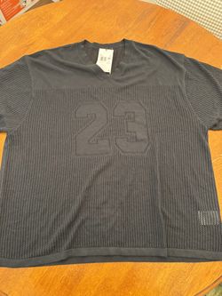 Air Jordan Mens Knit Jersey  Off-Noir Smoke Gray Mens XXL HQ0766-045 nwt 100$msrp