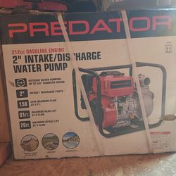 PREDATOR 2"  intake/discharge water pump