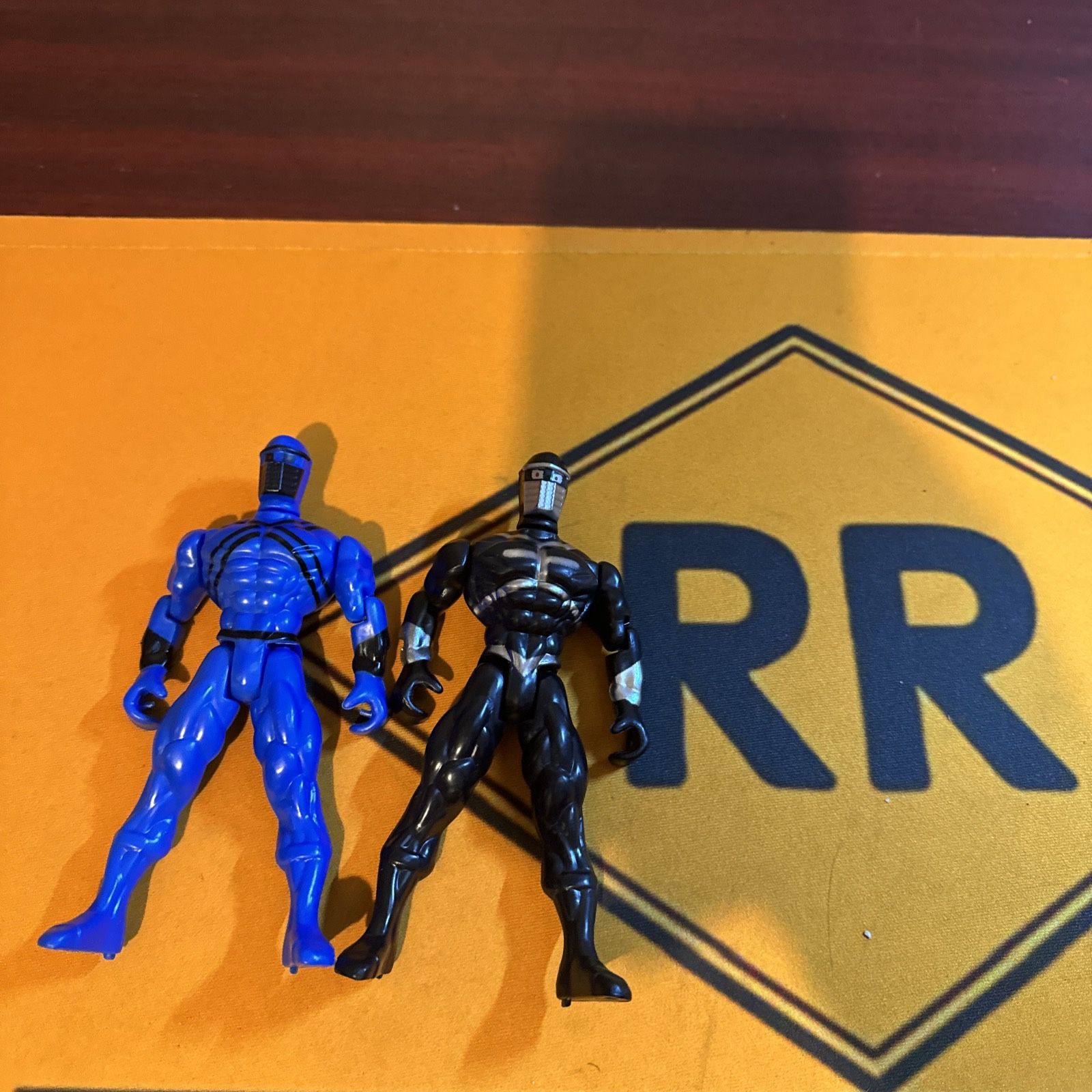 Rare Black Ninja And Blue Ninja Action Figure Greenbrier International 5.5"
