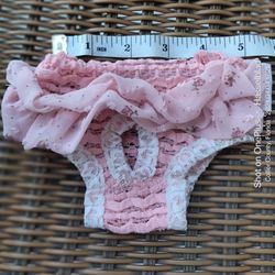 NWOT Adorable Small Pink Ruffle Panties For Dogs