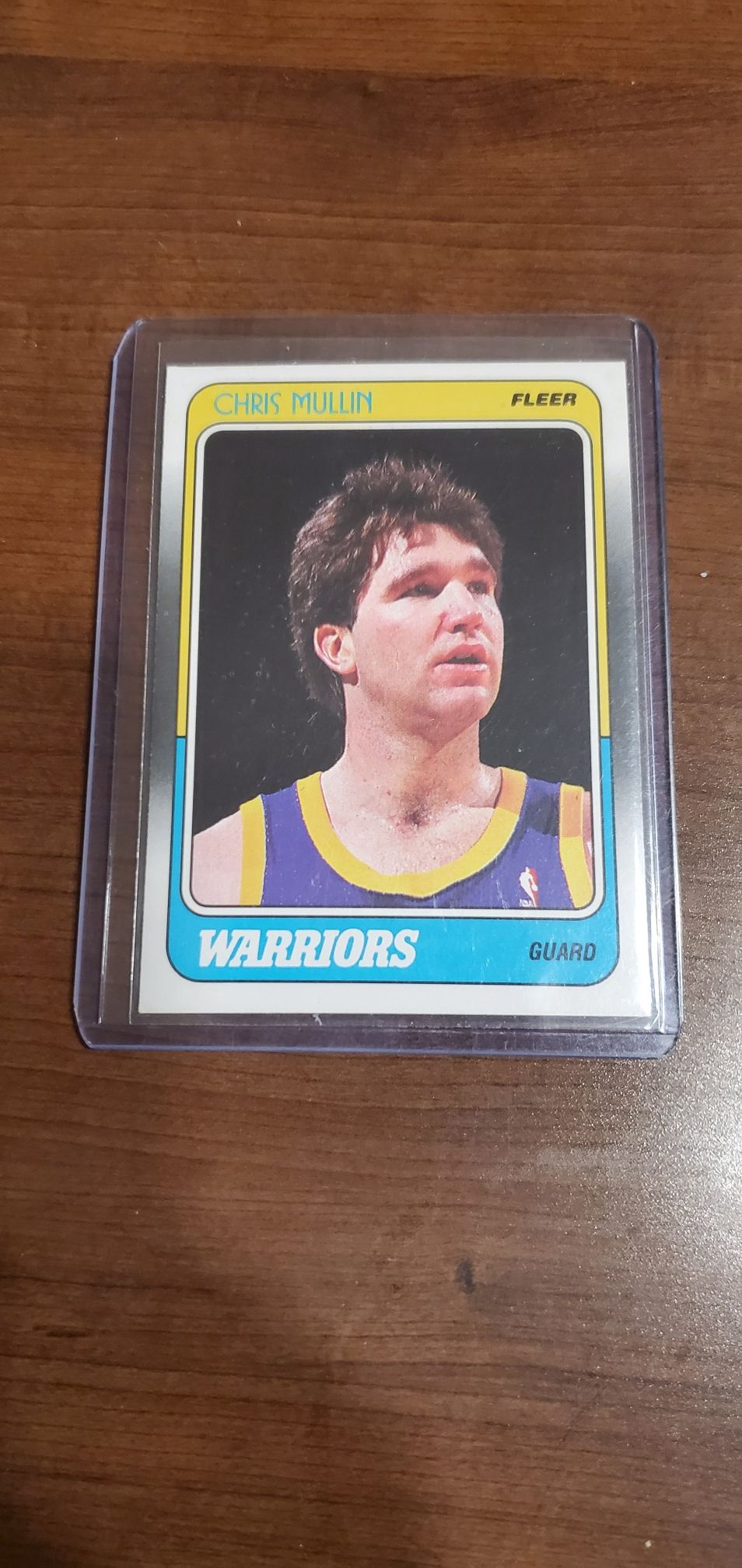 CHRIS MULLIN FLEER CARD