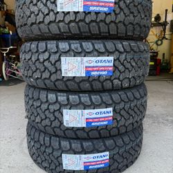 (4) - LT285/70/17 Otani SA2100 Tires
