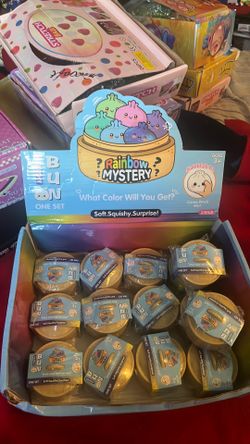 Rainbow mystery  Minnie squishy bun