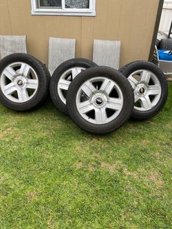 20” OEM Chevy Texas Edition Wheels and Tires