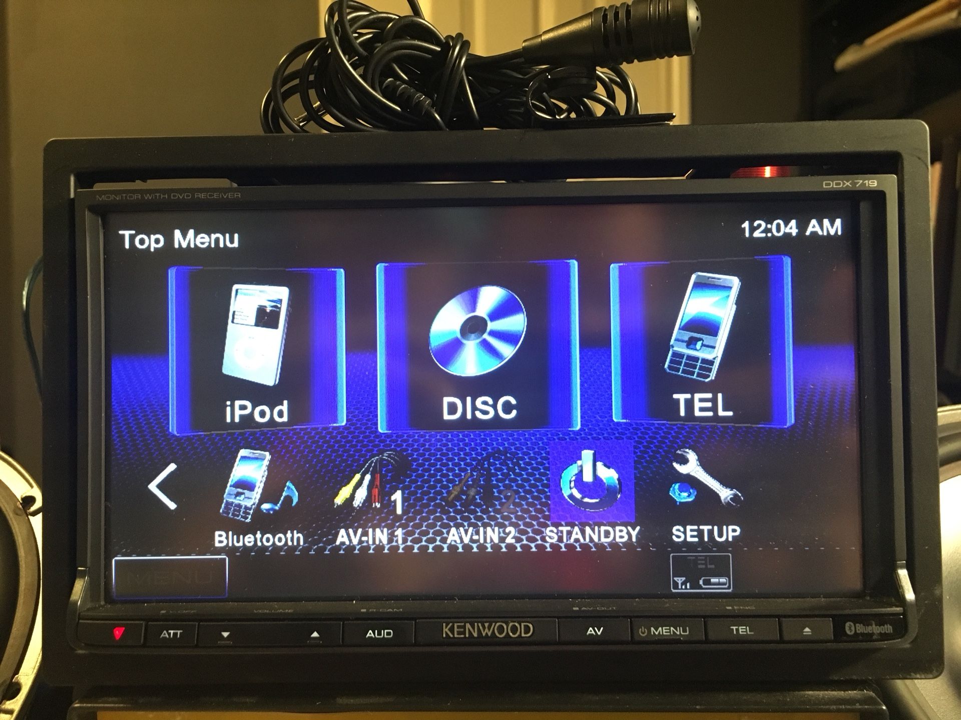 Kenwood DDX719 DVD with iPhone integration