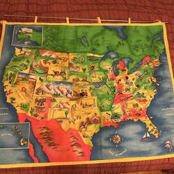 Custom Map Of United States To Hang On The Wall