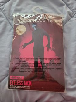 Morph Costumes Eyeless Jack Adult Costume