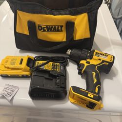 Dewalt 20 volt 1/2” Drill kit with 2AH battery, charger and bag. NEW