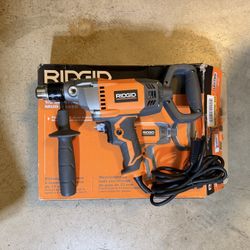 RIDGID 9 Amp Corded 1/2 in. Spade Handle Mud Mixer
