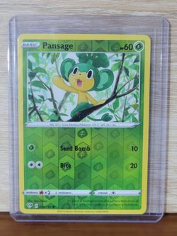 Pansage  - Pokémon TCG Card Reverse Holographic  - Mint