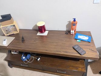 Tv table with drawers