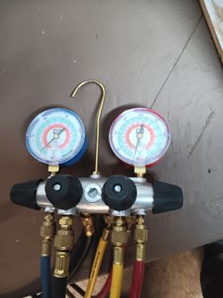 4 valve HVAC gauges 410A, R 22,  404