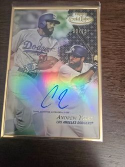 Topps Gold Label Andrew Toles Certified Auto 59/75