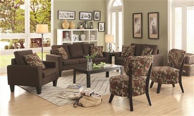 New! Bachman Collection: Chocolate 2 Piece Casual Sofa Set $39 Down (NO CREDIT CHECK FINANCING)