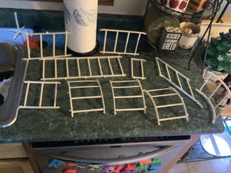 Barbie replacement fence parts for 1970s and 80s various piece for swimming pool wrap around, Plainfield, Illinois